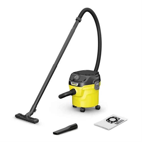 Kärcher Aspirador KWD 1 W, 1000W, 12L, Amarelo/Preto