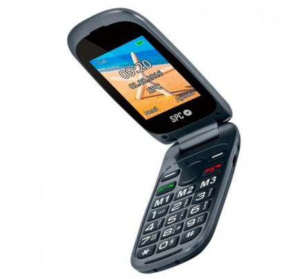Teléfono móvil para mayores Maxcom MM428 BB negro con teclas grandes